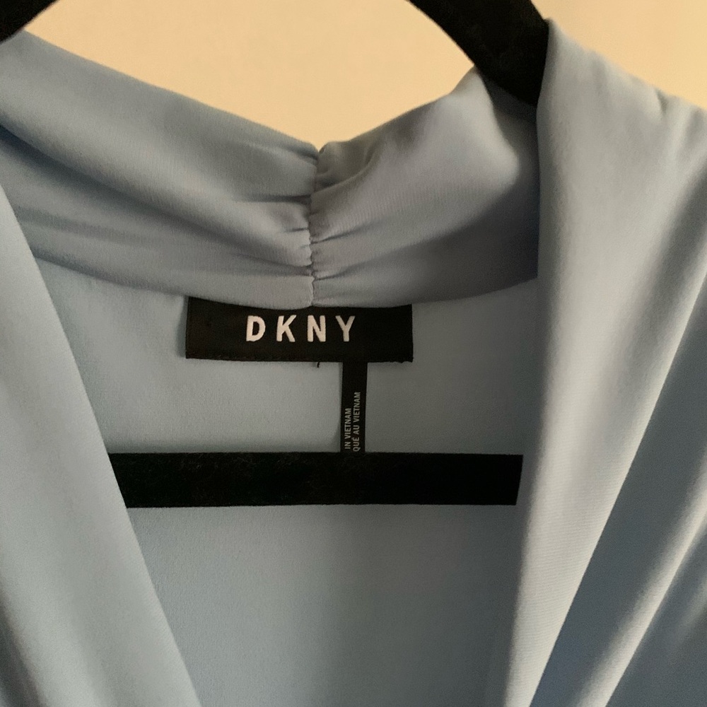 DKNY blue blouse